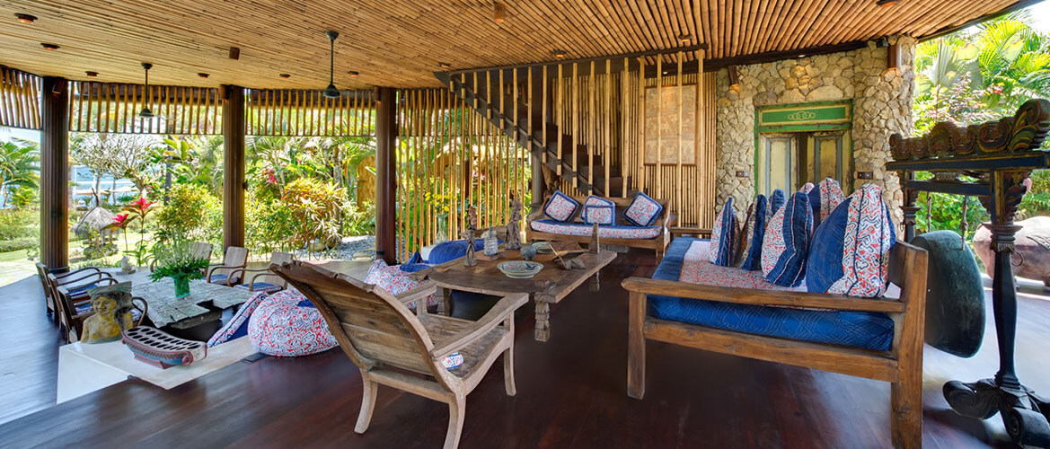 Taman Ahimsa - entrance living room