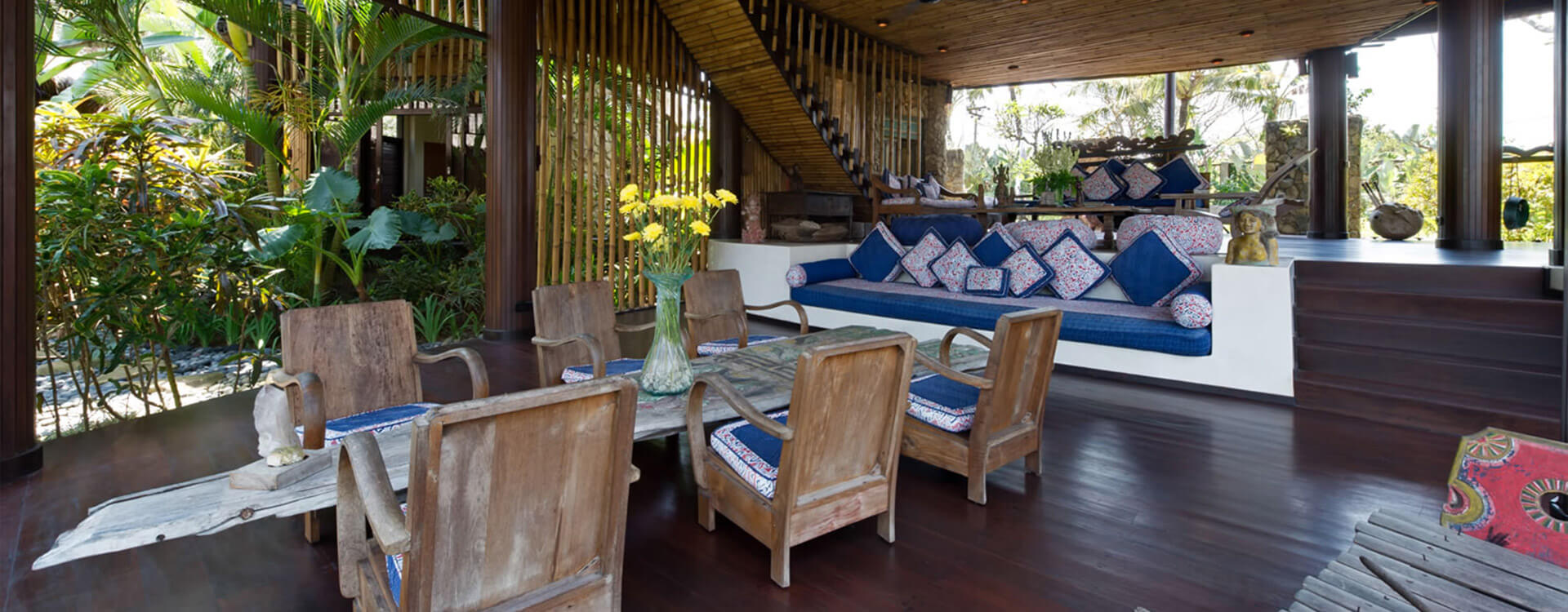 Taman Ahimsa - main living room